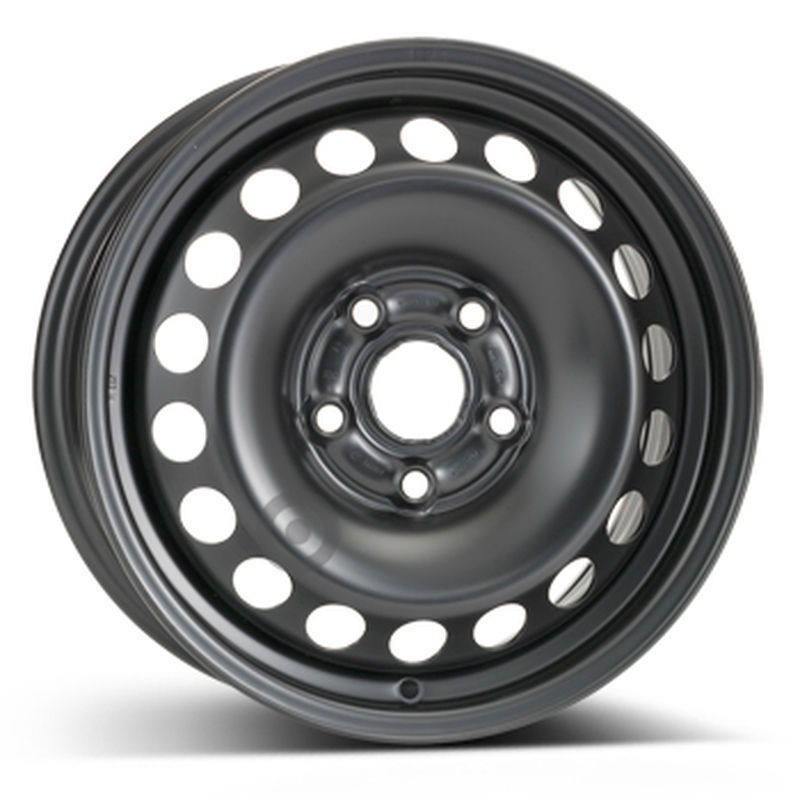 Cerchi in Lega Kfz alcar Steel Nero 5 fori 15\" 6X15 ET43 5x112