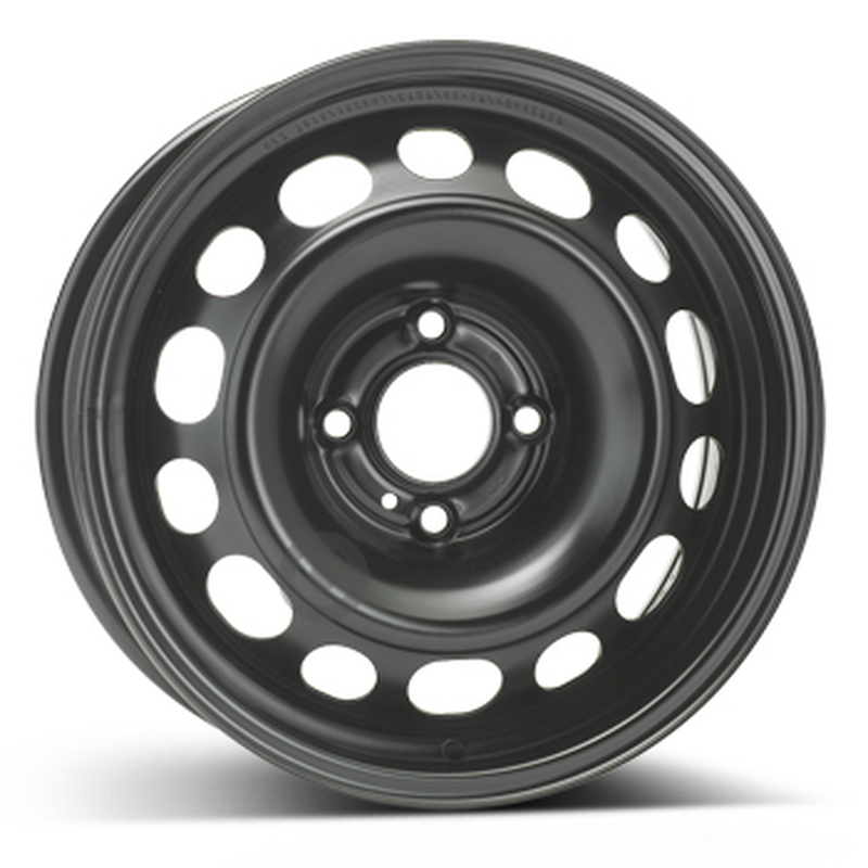 Cerchi in Lega KFZ ALCAR Steel Nero 4 fori 15\" 6.5X15 ET27 4x108