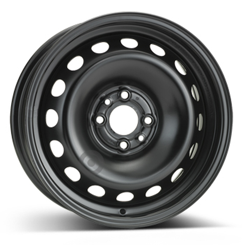 Cerchi in Lega Kfz alcar Steel Nero 4 fori 15\" 6X15 ET31.5 4x98