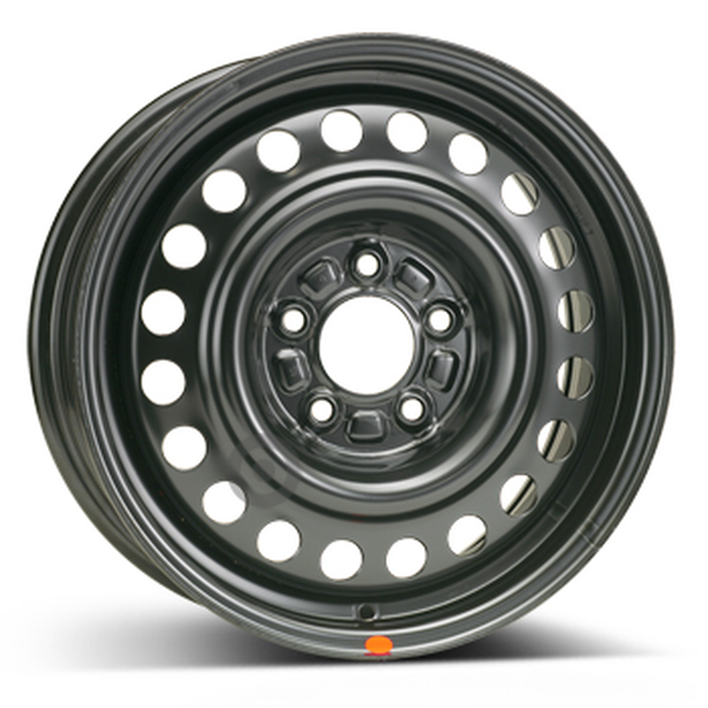 Cerchi in Lega Kfz alcar Steel Nero 5 fori 16\" 6.5X16 ET46 5x115