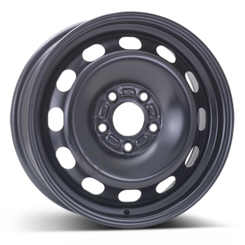 Cerchi in Lega Kfz alcar Steel Nero 5 fori 15\" 6X15 ET46 5x108