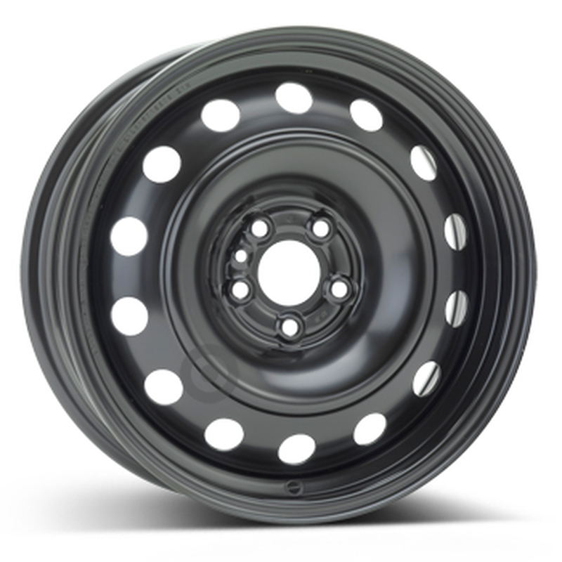 Cerchi in Lega Kfz alcar Steel Nero 5 fori 16\" 6X16 ET36.5 5x98