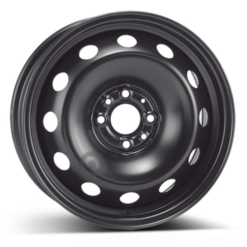 Cerchi in Lega Kfz alcar Steel Nero 4 fori 15\" 6.5X15 ET43 4x98