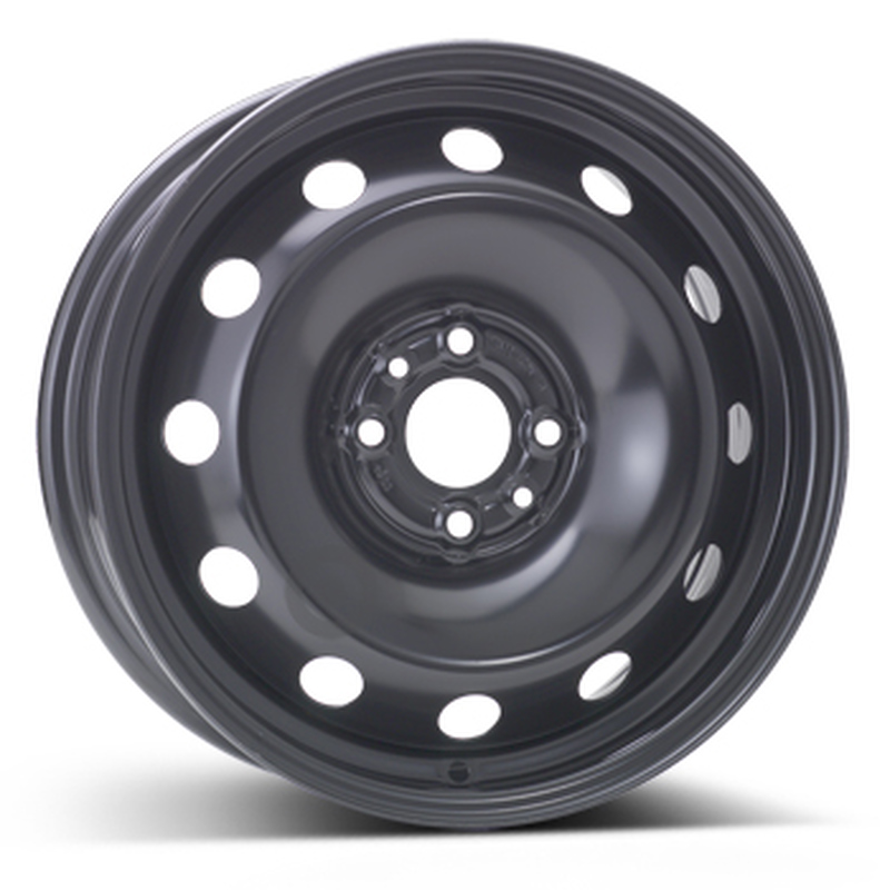 Cerchi in Lega Kfz alcar Steel Nero 4 fori 15\" 6X15 ET40 4x98