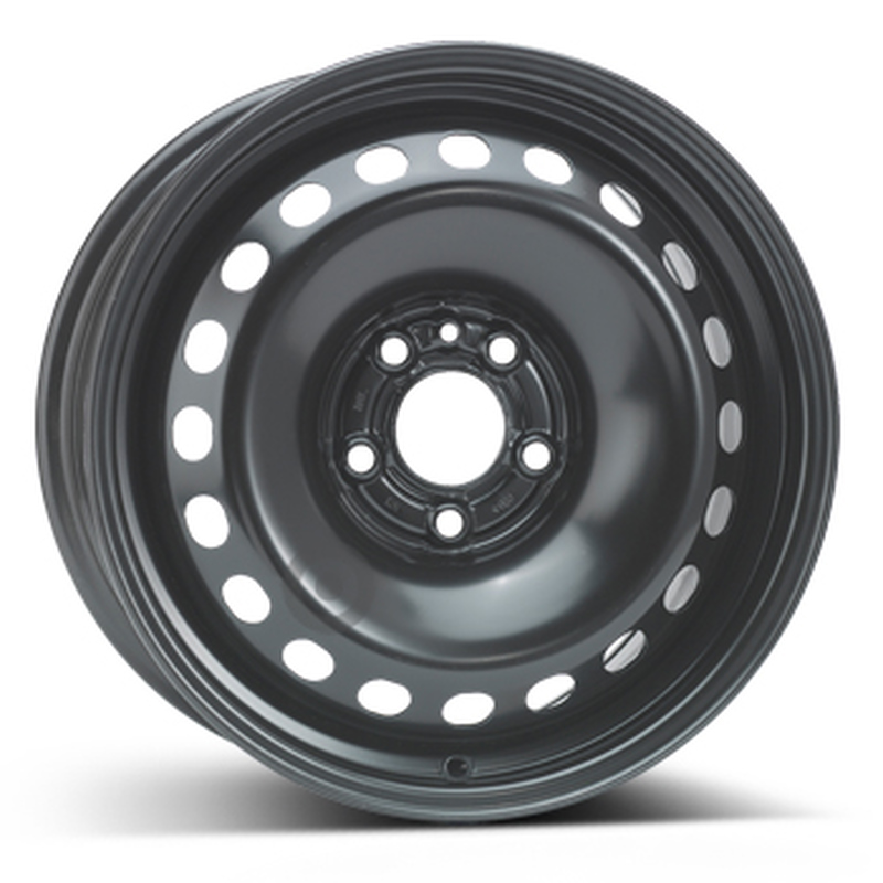Cerchi in Lega Kfz alcar Steel Nero 5 fori 16\" 7X16 ET41 5x110