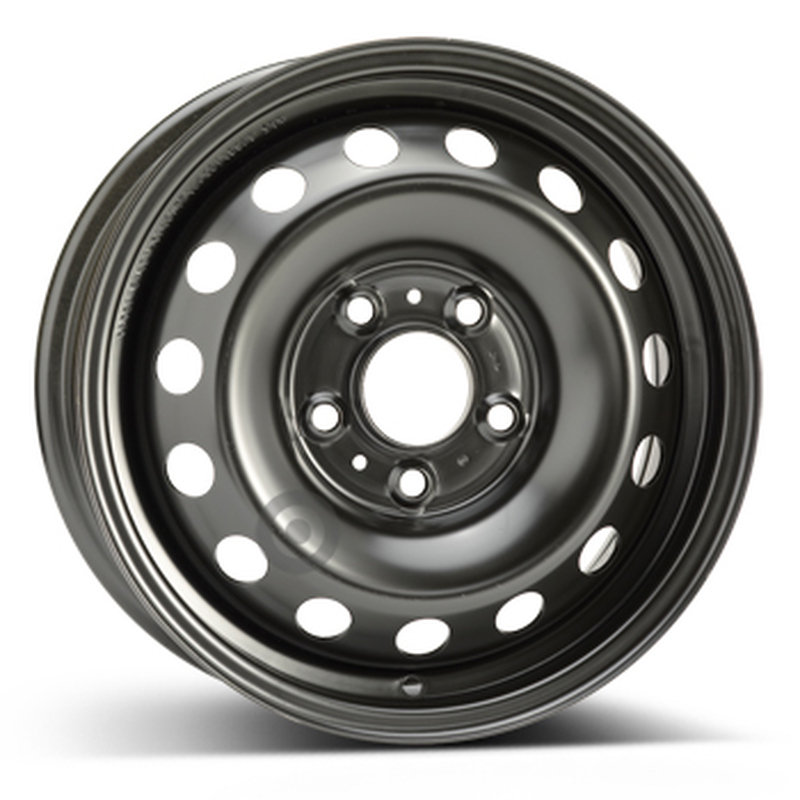 Cerchi in Lega KFZ ALCAR Steel Nero 5 fori 15\" 6X15 ET48 5x114.3