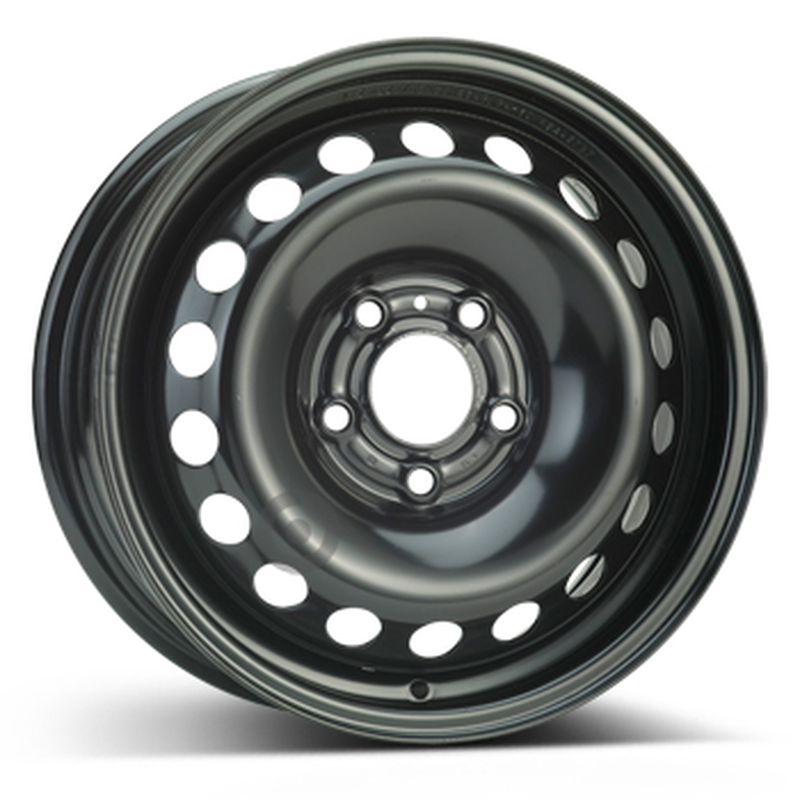 Cerchi in Lega Kfz alcar Steel Nero 5 fori 15\" 6X15 ET49 5x110