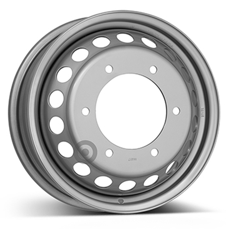 Cerchi in Lega Kfz alcar Steel Superpolish 6 fori 16\" 5.5X16 ET110 6x200