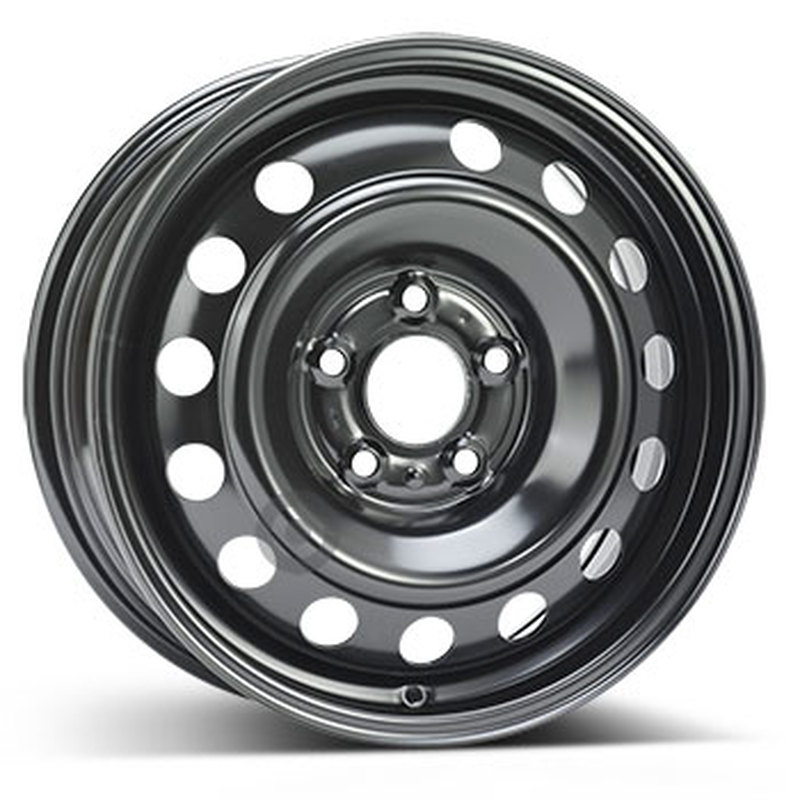 Cerchi in Lega KFZ ALCAR Steel Nero 5 fori 16\" 6.5X16 ET47 5x114.3