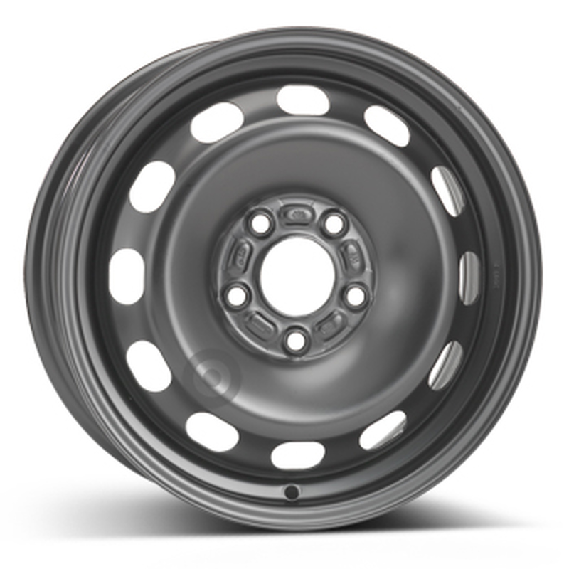 Cerchi in Lega Kfz alcar Steel Nero 5 fori 15\" 6X15 ET52.5 5x108