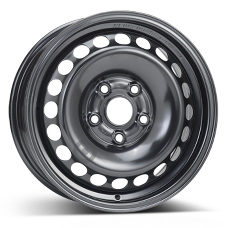 Cerchi in Lega Kfz alcar Steel Nero 5 fori 15\" 6X15 ET45 5x112