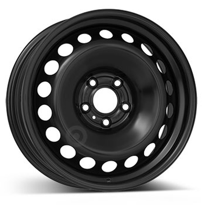 Cerchi in Lega Kfz alcar Steel Nero 5 fori 17\" 7X17 ET37 5x114.3