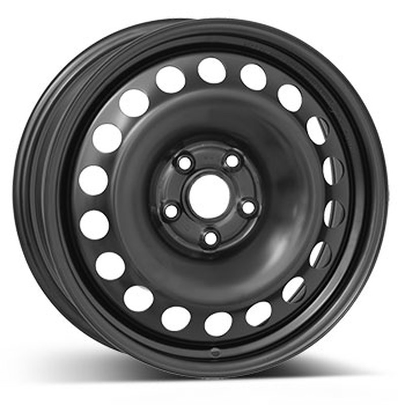 Cerchi in Lega Kfz alcar Steel Nero 5 fori 17\" 6.5X17 ET38 5x112