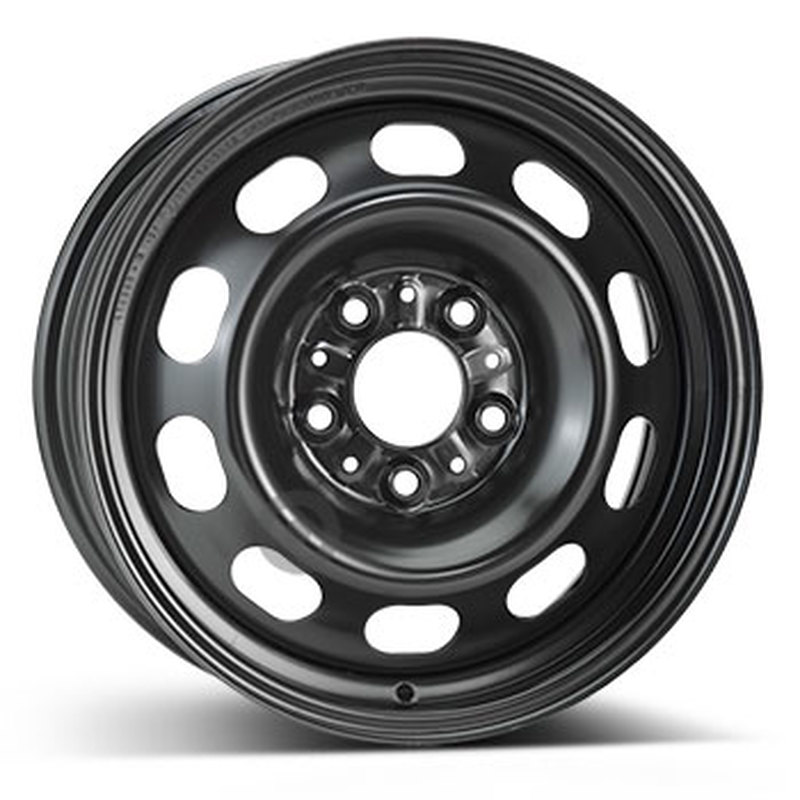 Cerchi in Lega KFZ ALCAR Steel Nero 5 fori 16\" 6.5X16 ET33 5x120