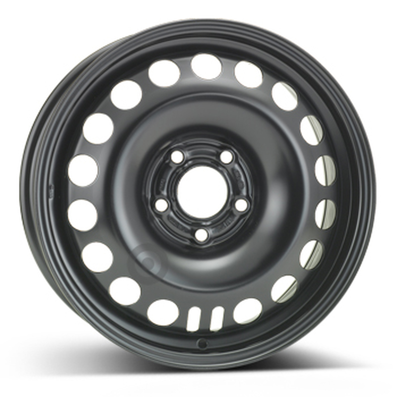 Cerchi in Lega KFZ ALCAR Steel Nero 5 fori 16\" 6.5X16 ET39 5x105