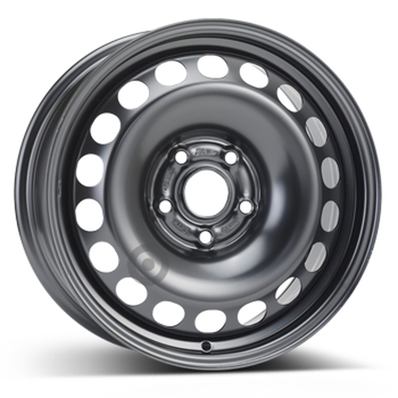 Cerchi in Lega Kfz alcar Steel Nero 5 fori 16\" 7X16 ET45 5x112