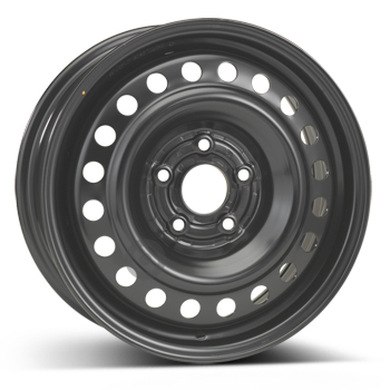 Cerchi in Lega KFZ ALCAR Steel Nero 5 fori 16\" 6.5X16 ET55 5x114.3