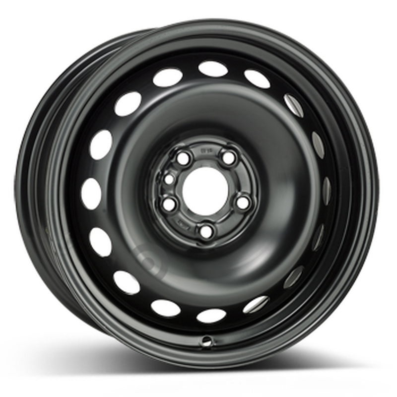 Cerchi in Lega Kfz alcar Steel Nero 5 fori 15\" 6.5X15 ET41.5 5x98