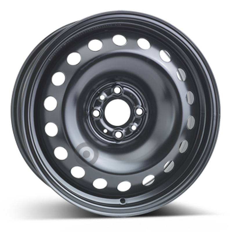 Cerchi in Lega Kfz alcar Steel Nero 4 fori 16\" 7X16 ET39 4x98