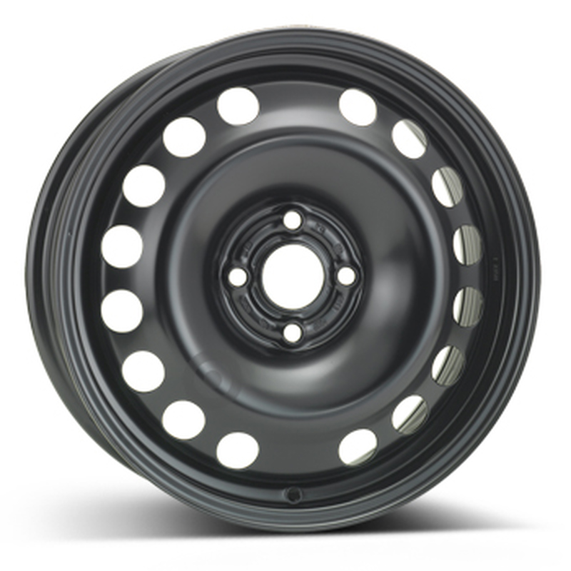 Cerchi in Lega KFZ ALCAR Steel Nero 4 fori 16\" 6X16 ET40 4x100