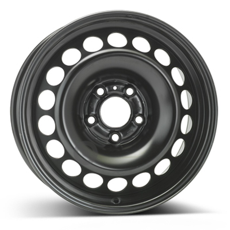 Cerchi in Lega Kfz alcar Steel Nero 5 fori 16\" 7X16 ET39 5x112