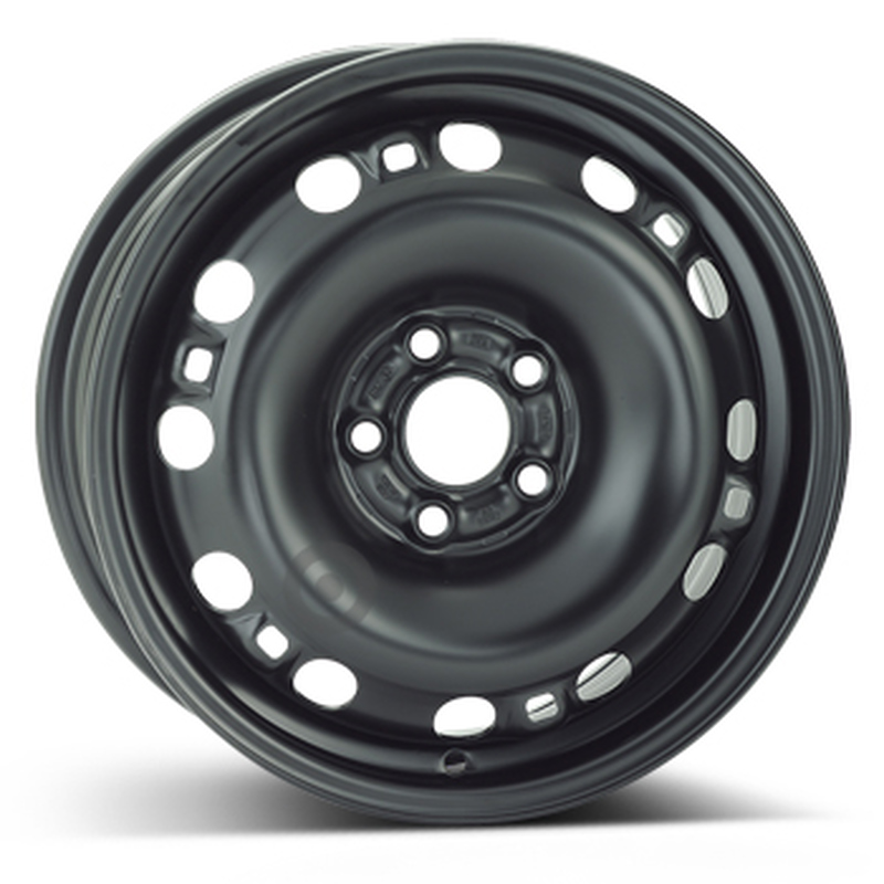 Cerchi in Lega KFZ ALCAR Steel Nero 5 fori 15\" 6X15 ET43 5x100