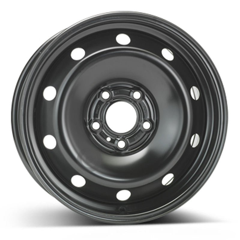 Cerchi in Lega Kfz alcar Steel Nero 5 fori 16\" 7X16 ET47 5x114.3