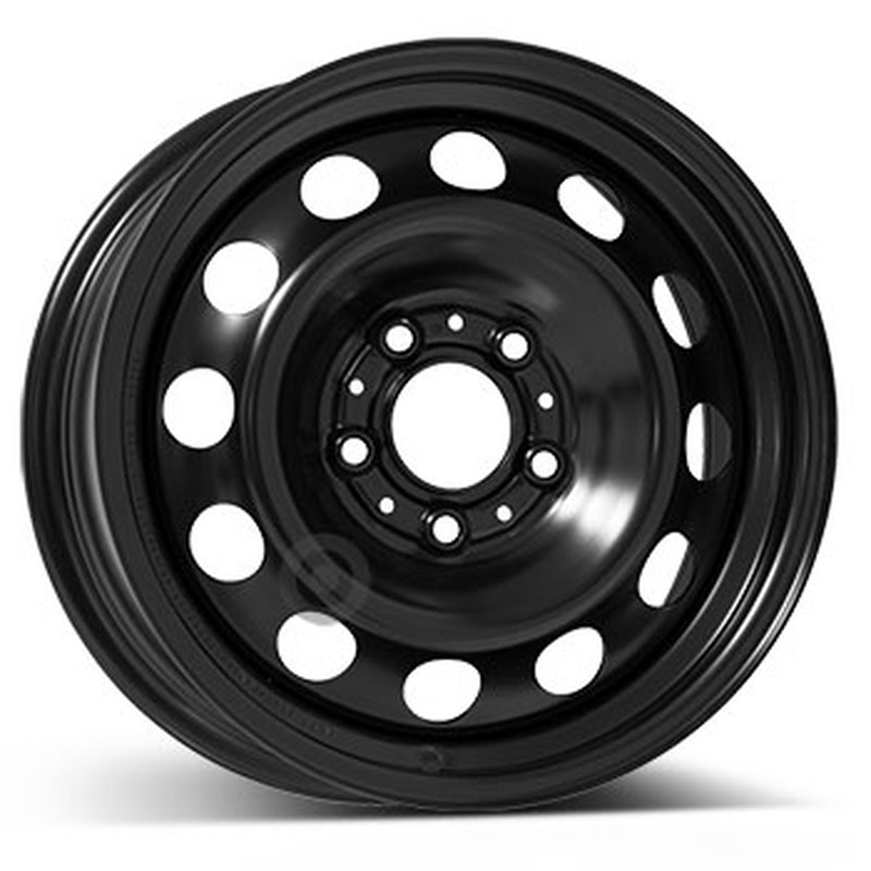 Cerchi in Lega KFZ ALCAR Steel Nero 5 fori 16\" 7X16 ET47 5x120