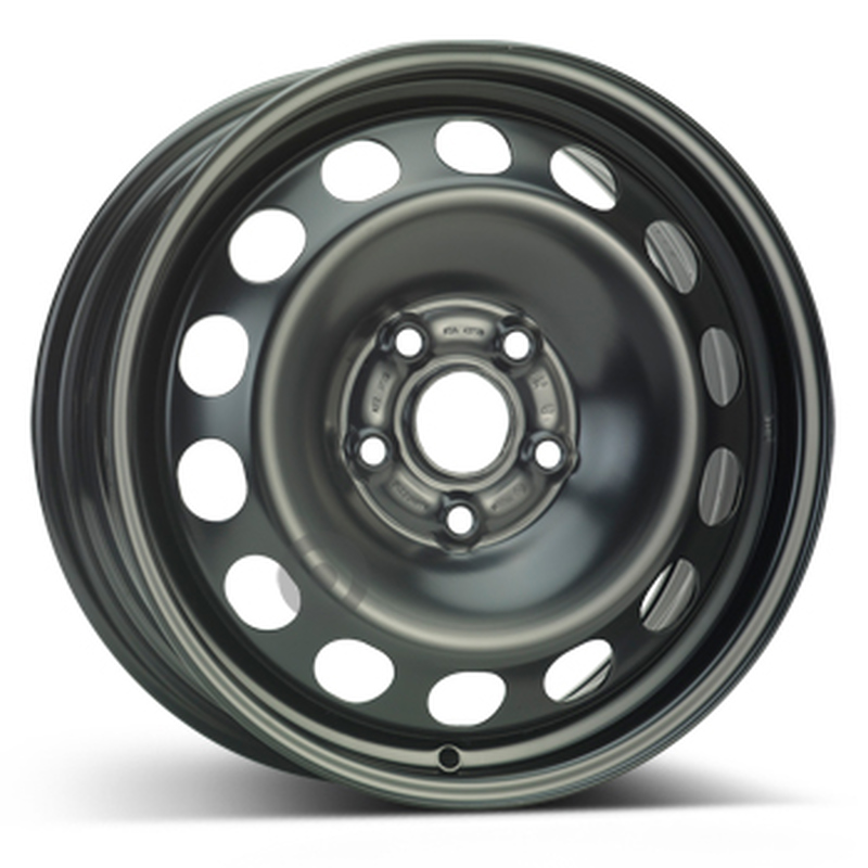 Cerchi in Lega Kfz alcar Steel Nero 5 fori 16\" 6X16 ET50 5x112