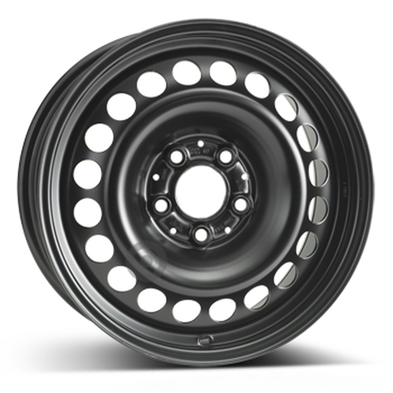 Cerchi in Lega Kfz alcar Steel Nero 5 fori 16\" 6.5X16 ET49 5x112