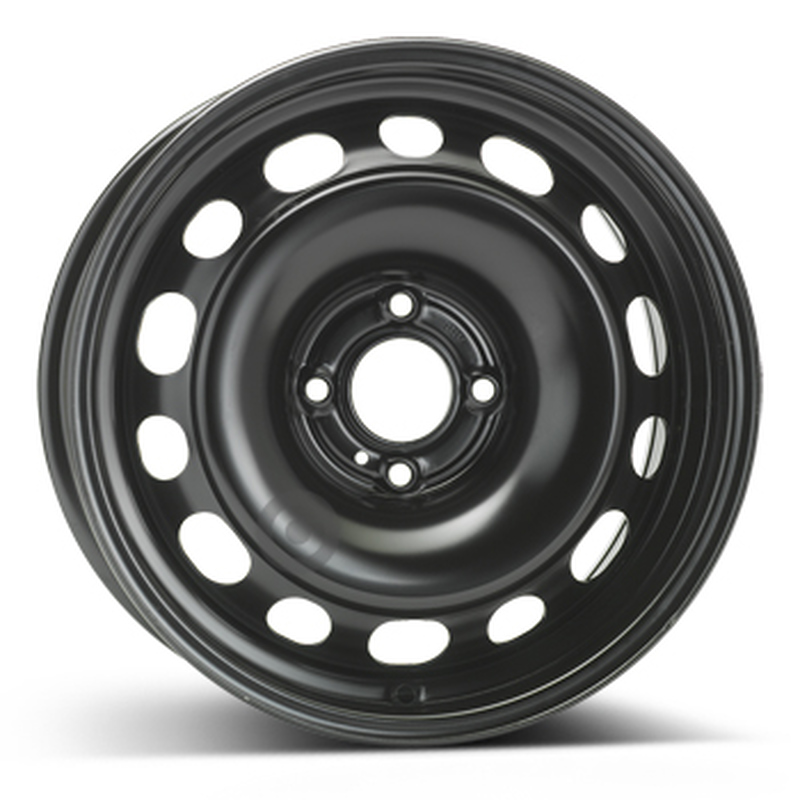 Cerchi in Lega KFZ ALCAR Steel Nero 4 fori 16\" 7X16 ET32 4x108
