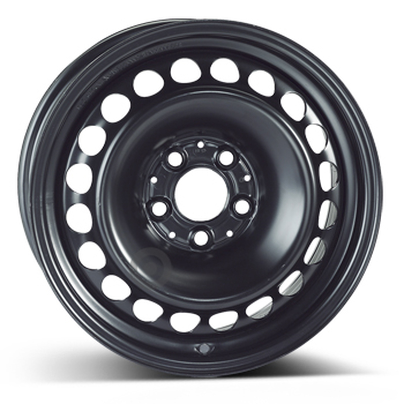 Cerchi in Lega Kfz alcar Steel Nero 5 fori 16\" 7.5X16 ET41 5x112