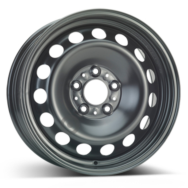 Cerchi in Lega Kfz alcar Steel Nero 5 fori 17\" 7.5X17 ET34 5x120
