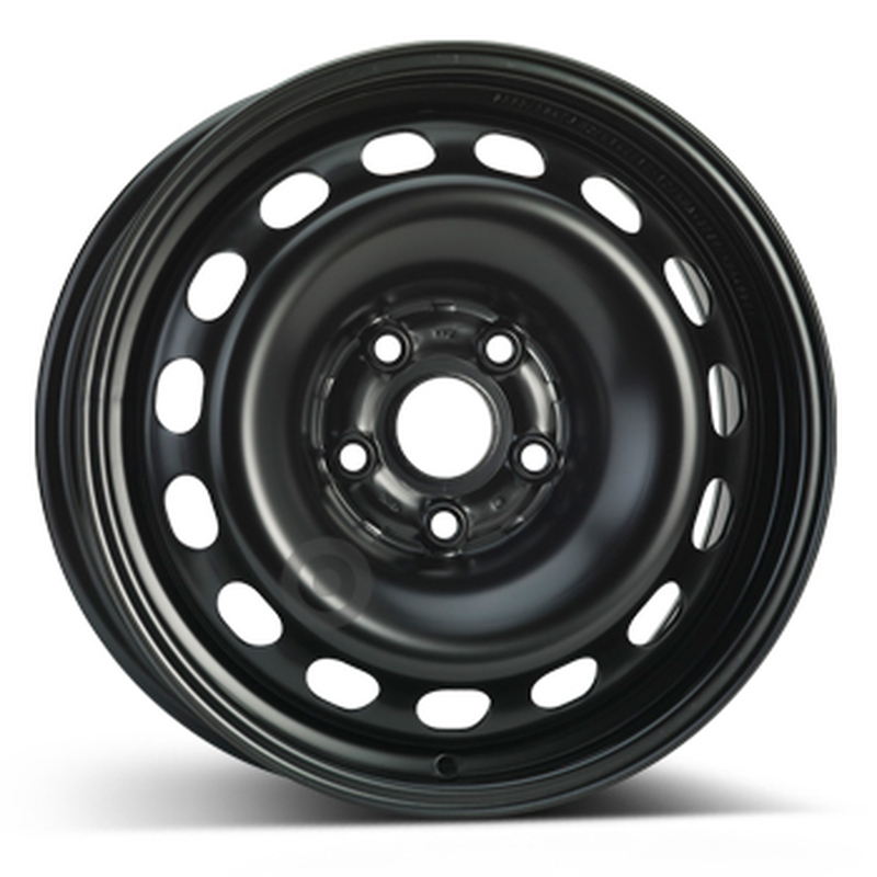 Cerchi in Lega Kfz alcar Steel Nero 5 fori 16\" 7X16 ET42 5x112