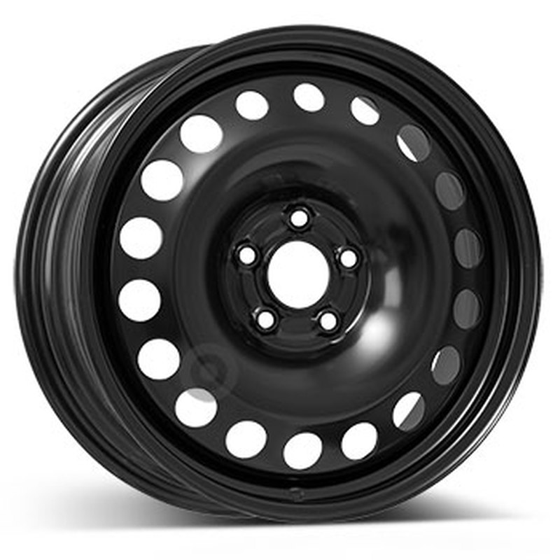 Cerchi in Lega Kfz alcar Steel Nero 5 fori 17\" 7X17 ET50 5x108