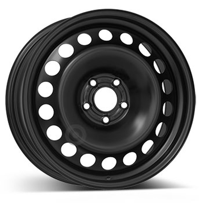 Cerchi in Lega Kfz alcar Steel Nero 5 fori 17\" 7.5X17 ET52.5 5x108