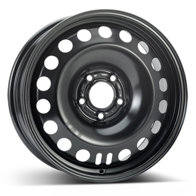 Cerchi in Lega Kfz alcar Steel Nero 5 fori 17\" 7X17 ET41 5x115