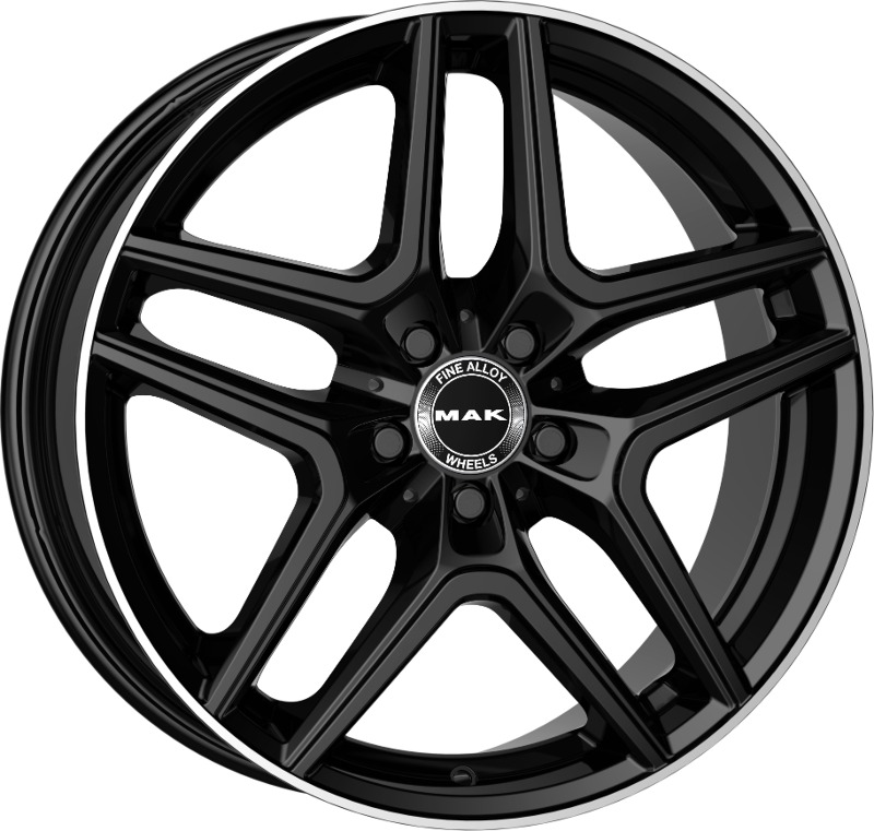 Cerchio MAK Aurum Gloss Black Mirror Ring 5 fori 19\" 9X19 ET20 5x112