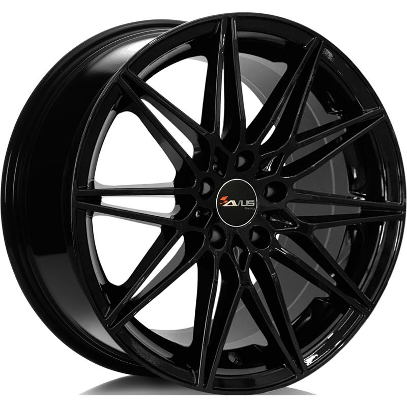 Cerchi in Lega Avus AC-Mb5 Black 5 fori 18\" 8X18 ET45 5x112