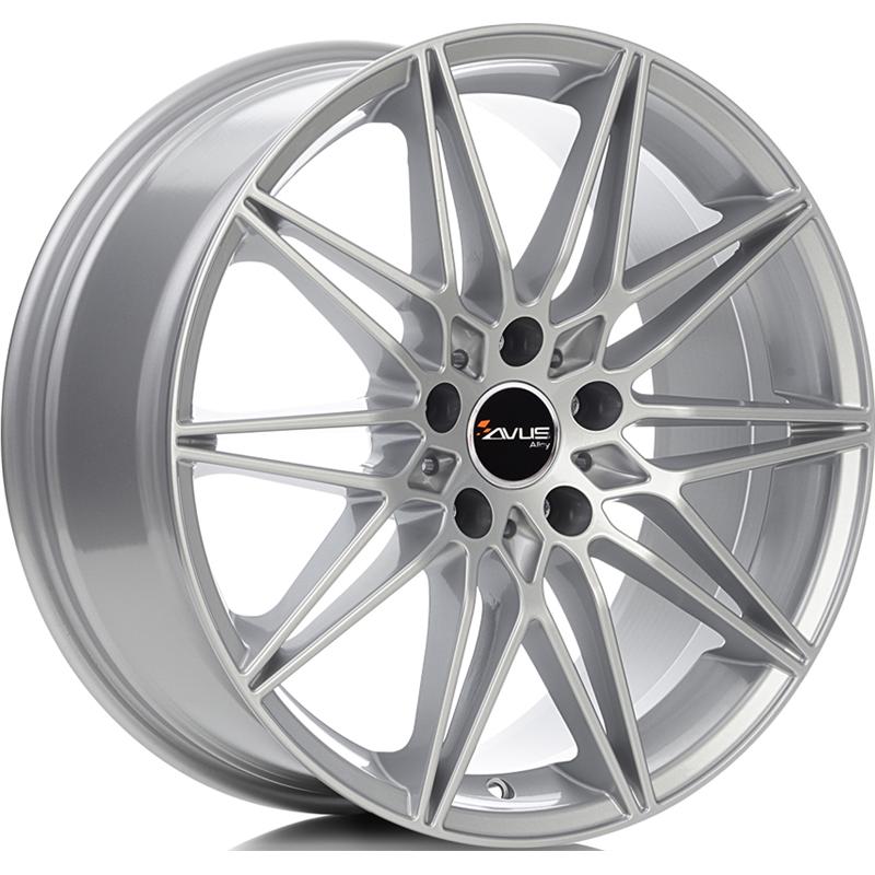 Cerchi in Lega AVUS AC-Mb5 Hyper Silver 5 fori 19\" 9X19 ET30 5x112
