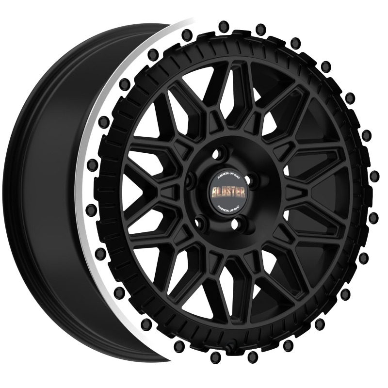 Cerchio FONDMETAL Bluster Matt Black Machined Lip 6 fori 18\" 8X18 ET50 6x130