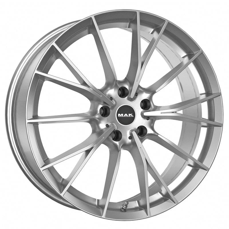 Cerchi in Lega MAK FabriK-D Silver 5 fori 19\" 9.5X19 ET42 5x120