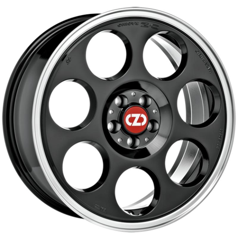Cerchi in Lega OZ RACING Anniversary 45 Black Diamond Lip 5 fori 18\" 7.5X18 ET35 5x112
