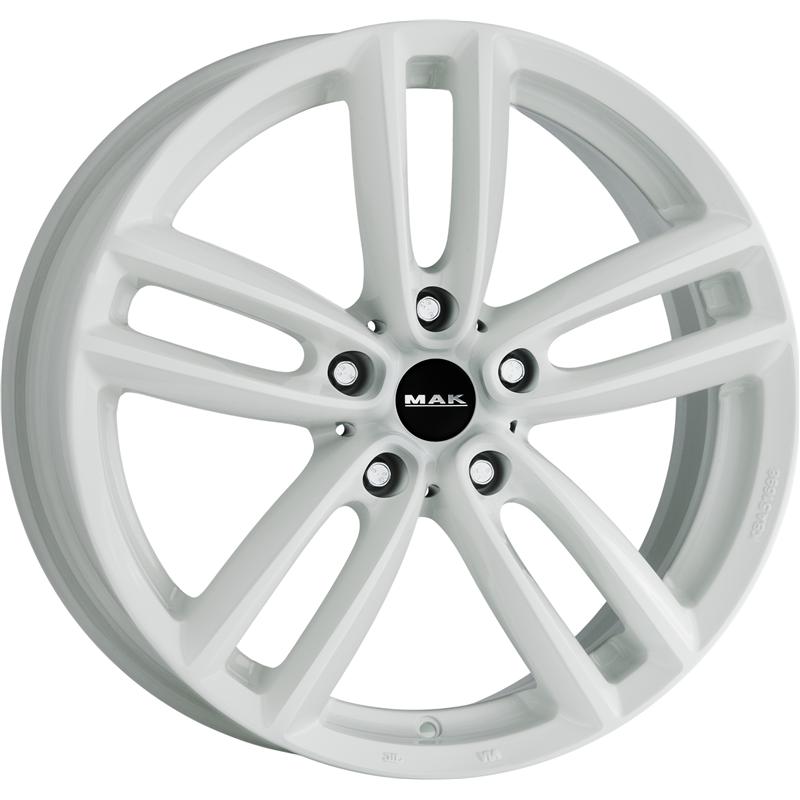Cerchi in Lega MAK Oxford Gloss White 5 fori 17\" 7.5X17 ET42 5x112