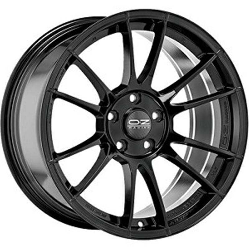 Cerchi in Lega Oz racing Ultraleggera Hlt Glossy Black 5 fori 19\" 8X19 ET45 5x112