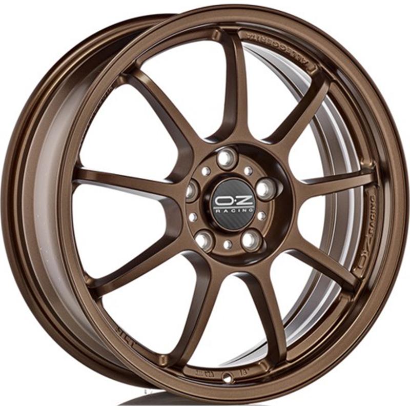 Cerchi in Lega OZ RACING Alleggerita Hlt 5f Matt Bronze 5 fori 18\" 7.5X18 ET48 5x100