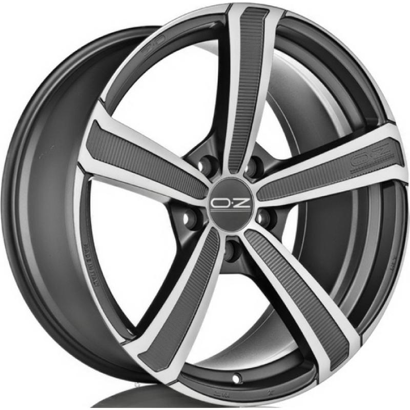Cerchi in Lega OZ RACING Montecarlo Hlt Matt Dark Graphite 5 fori 22\" 9.5X22 ET54 5x112