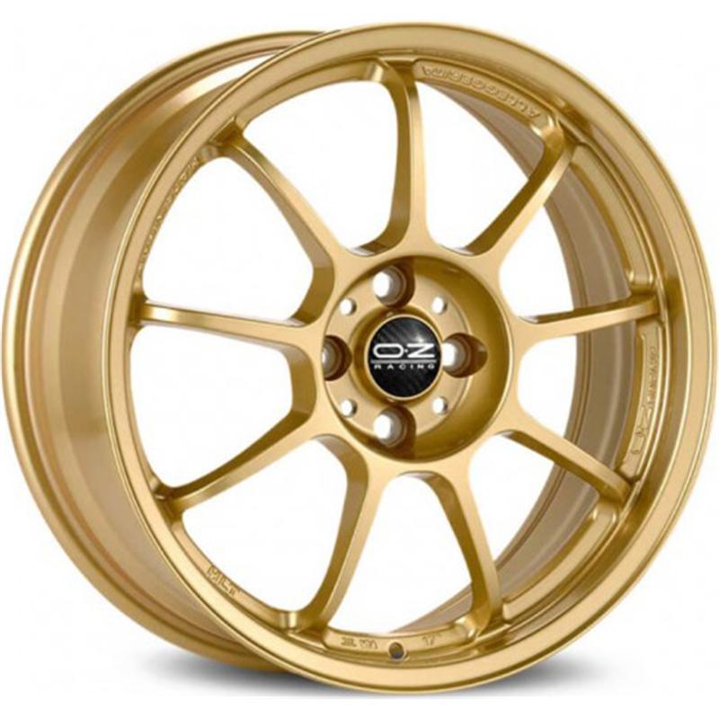 Cerchi in Lega OZ RACING Alleggerita Hlt 5f Race Gold 5 fori 18\" 7.5X18 ET48 5x100