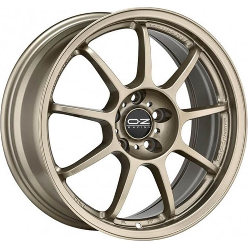 Cerchi in Lega OZ RACING Alleggerita Hlt 5f White Gold 5 fori 18\" 7.5X18 ET48 5x100