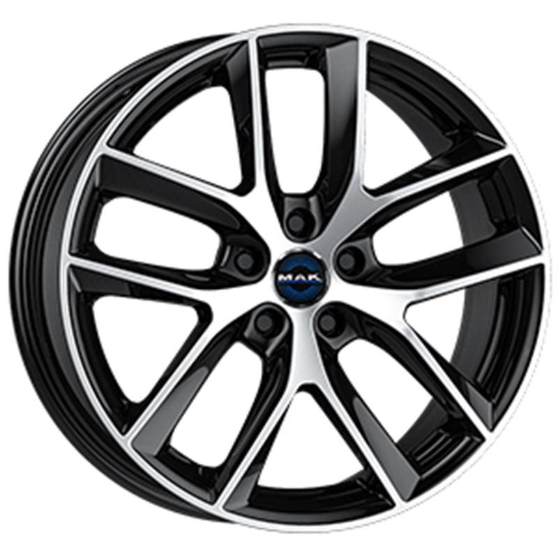 Cerchi in Lega Mak Voltage Black Mirror 5 fori 18\" 8.5X18 ET40 5x114.3